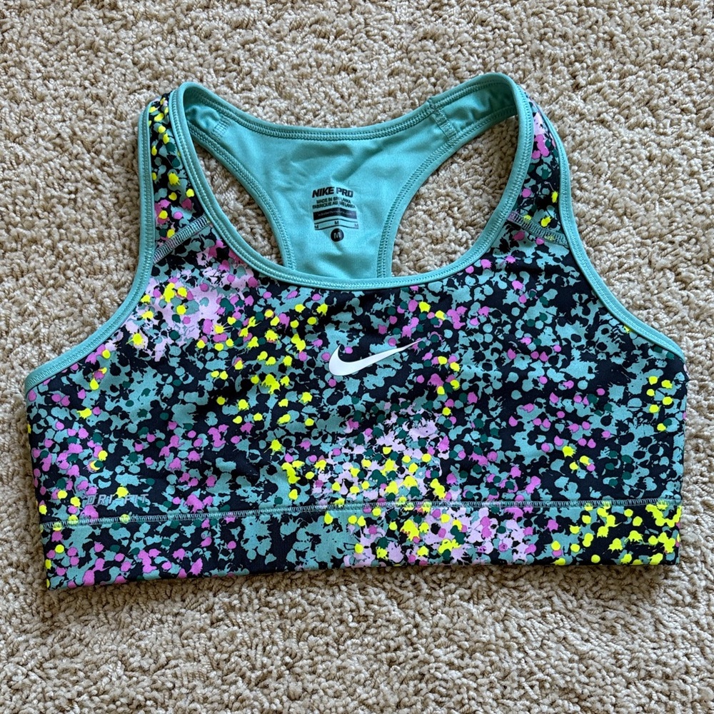 Nike Colorful Patterned Sports Bra